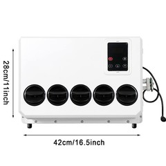 Split AC Truck Air Conditioner 12V 12000 BTU For Semi Car Trucks Bus RV Caravan