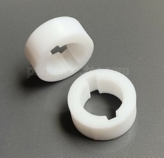 Lot of 2 Atlas Craftsman 10″ 12″ Metal Lathe Change Gear Bolt key Spacer Nylon