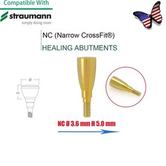 US Straumann Healing Abutment Cap/Closure Cover Screw NC & RC Platform Titanium
