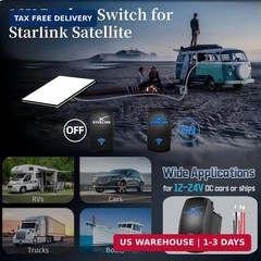 Starlink Rocker Switch Compatible with Starlink Mini/GEN1/GEN2/GEN3, 5 Pin SPST