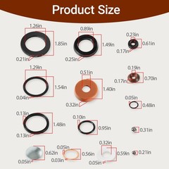 J-122 Hydraulic Seal Kit for Lincoln Walker 1.5 Ton Floor Jack Model 93632 18PCS