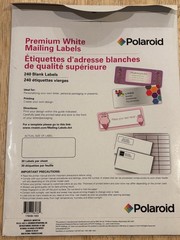 Return Address Labels 3-Pack – 3/4″ x 2-1/4″ – Matte White & Silver – 1020 Count
