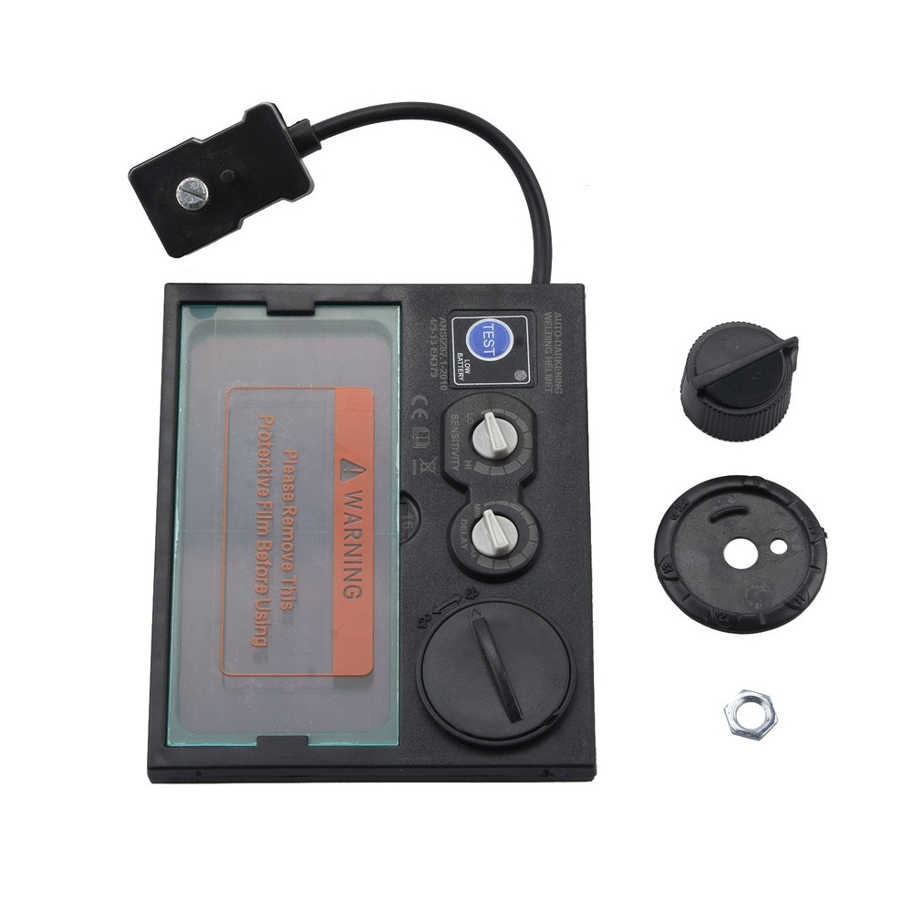 Solar Automatic On/Off Darkening Welding Helmet Len Filter + Protortion Sheet G