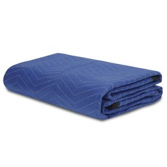 48 Pack Moving Blankets Set 80″ x 72″ Packing Pads Shipping Furniture Blue