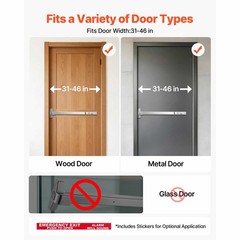 Uimoso Push Bar Panic Exit Device 31″ Stainless Steel for Emergency Doors