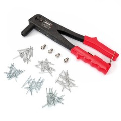 Arrow Heavy Duty Riveter Kit Professional Pop Rivet Gun with Assorted 120 Rivets
