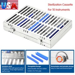 Stainless Sterilization Cassette cassette Signature 10 Instrument Capacity