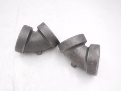 2 Pack Ward 1-1/2″FNPT 60° Cast Iron Drainage Short Turn Elbows