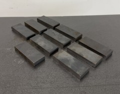 3/8″ Steel Plate 1″ x 2-3/4″ Flat Bar A36, 10 PIECES