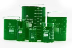 Set of 6 Laboratory Glassware Science Lab Chemistry Beaker 50/100/250/500/1000ml