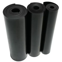 Nitrile 1/16 In. X 36 In. X 120 In. Commercial Grade 60A Black Buna Sheets