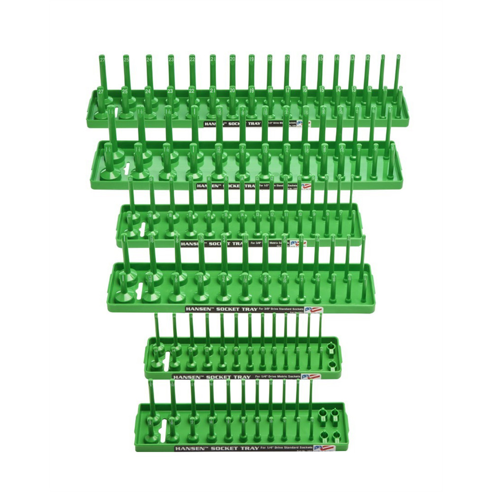 92001Hansen Global Soc Tray Six Pack, Green