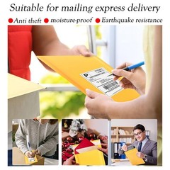 Yellow Kraft Paper Bubble Mailers 25/50/100/150/200 Pack #000-#7 (10 Sizes)
