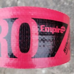 Empire Level 76-0604 500’x3″ Reinforced Construction Grade DANGER/PELIGRO – Tape
