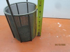 5.5″ x 6″ Perforated Basket, Heavy Duty Construction, Fixed Handle, 3 Available