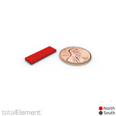 3/4 x 1/4 x 1/16 Inch Neodymium Rare Earth Bar Magnets N48 (40 Pack)