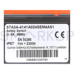 New In Box EUCHNER STA3A-4141A024SEM4AS1 Safety Switch