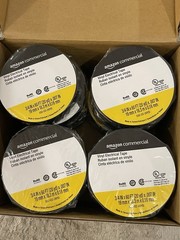 20 pack Amazon Commercial Vinyl Electrical Tape, 3/4 in x 60 ft x 0.07in Black