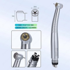NSK Style 5 Light LED E-Generator Dental High Speed Fiber Optic Handpiece 2/4H