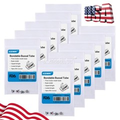 USA 10Kits Dental Orthodontic Buccal Tube 1st Molar Roth 0.022 Bondable Non-conv