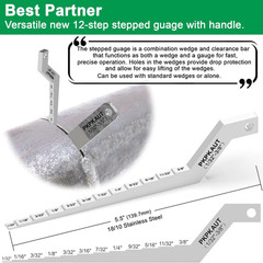 3PCS 4″ Welding Wedge for Pipe Fitting and Metalwork – Precision Hardened Steel