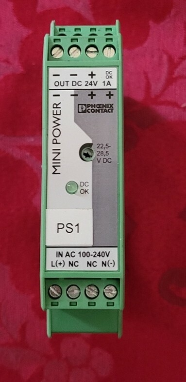 Phoenix Contact MINI-PS-100-240AC/24DC/1 POWER SUPPLY Used