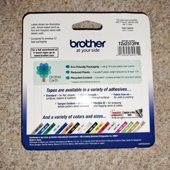 Brother TZE2312PK 12mm Black on White Tape – 2 Pack
