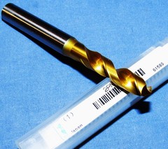 OSG Screw Machine Length Drill Bit: 8.60 mm (0.3386) Dia, 120 deg, Vanadium
