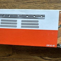 Simpson CBT4Z-KT Concealed Beam Tie ZMAX 6×6 Post Beam Connector, for 6×6 beams