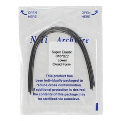 Dental Orthodontic NiTi Arch Wire Round Rectangular Archwire Ovoid Natural Form