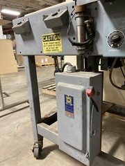 Semi automatic Shanklin S-23C L-Sealer with take away belt and power film feed