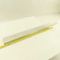 3/4″ x 1″ Rectangle Flat Bar Aluminum Solid Mill Stock (2) 28″ 21″ Lot Of 3