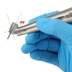 SKYSEA Dental Fiber Optic 1:4.2 Increasing 45° Contra Angle LED Handpiece DL