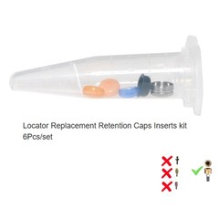 Locator abutment W/Male cap Inserts For DIO UF(ll) Novaloc Fixture Regular 1-7mm