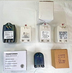 PLUG-IN TRANSFORMER ASSORTMENT *Lot of 8* 12V through 24V See Description