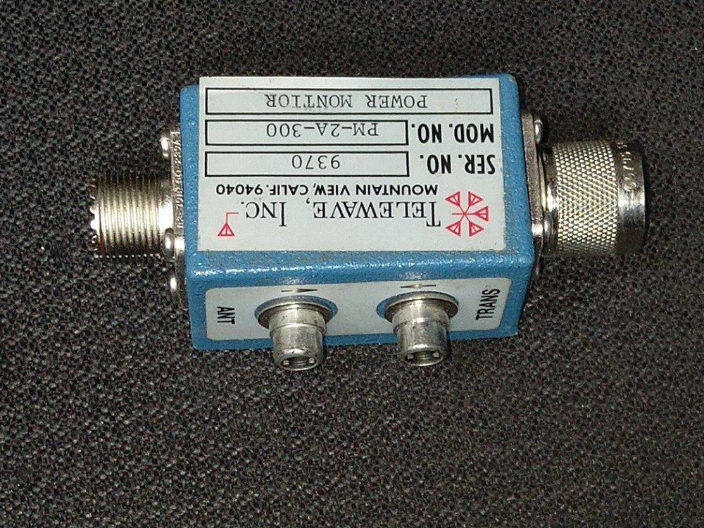 Telewave PM-2A-300 RF Power Monitor 200-400 MHz, 5-1000W