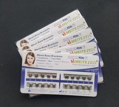 20 Packs Dental Orthodontic Metal Brackets Braces Standard Roth MBT Mesh Base