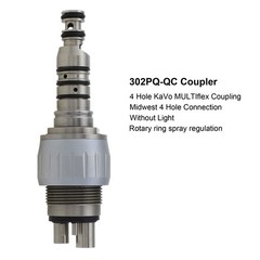 BEING Fit KaVo MULTIflex Coupler 4 6 Hole Dental Handpiece Fiber Optic LED LUX
