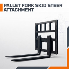 TYPHON STOMP Pallet Fork Compact Series Attachment for Mini Skid Steer Loaders