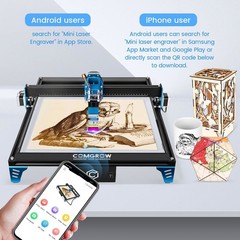 Not-Checking 5W LD+FAC=40W Comgrow Z1 Desktop Compressed Laser Cutter Engraving