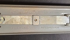 Vintage Swingline 444 Dark/Light Grey Stapler Metal Made in USA Mid Centrury