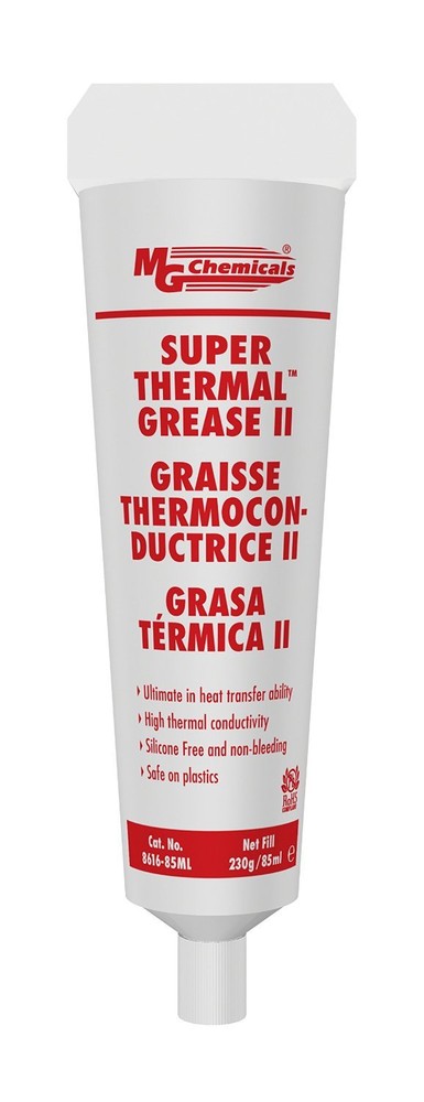 MG Chemicals 8616-85ML Cream Super Thermal Grease II, Silicone Free