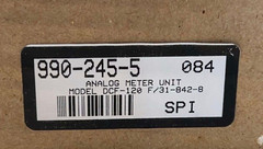 SPI Analog Meter Unit DCF-120 Panel Gauge – Untested