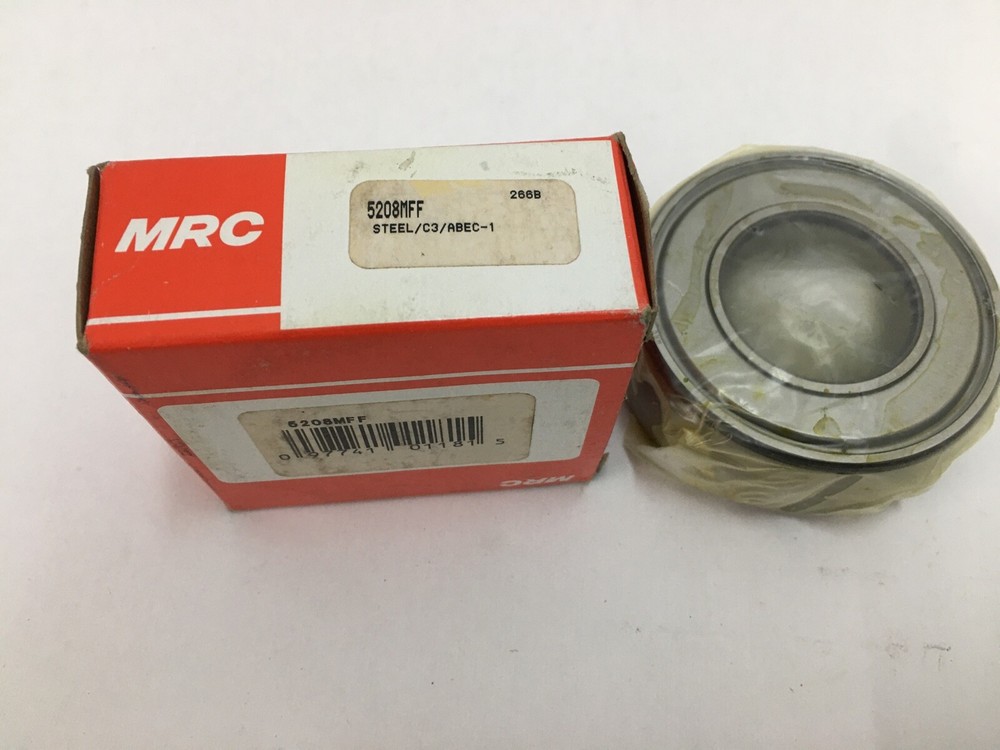 MRC 5208MFF Angular Contact Bearing 40mmx80mmx1-3/16″ 5208 3208 ZZ MFF C3 USA