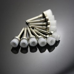 Dental Polishing Prophy Prophylaxis Brush Nylon RA Latch Type Bristle Flat/Taper