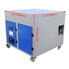 3000m³/h Table Dust Collector Vacuum Welding Dust Removal Workbench 220V 31.5in