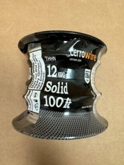 Cerrowire 100 ft. 12 Gauge White Solid Copper THHN Wire