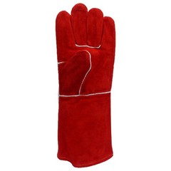 16inc Premium Leather Welding Gloves Heat Resistant Safety Work Heavy Duty Large