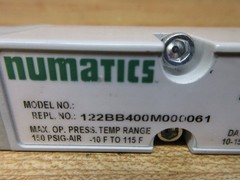 Numatics 122BB400M000061 Pneumatic Valve