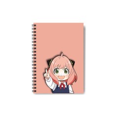 A5 Notebook Sidebind Anime Design Cardcover Book Lined Journal School Office